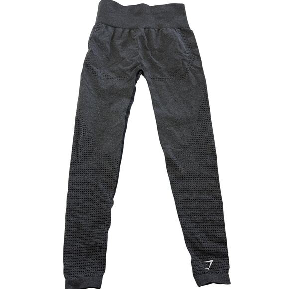 Gymshark Leggings Womens Small Gray Energy Seamless High Waisted Athletic Yoga - Picture 2 of 8